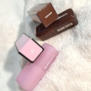 Huda Beauty Blush Filter Lip Cream Set - Pink and Brown